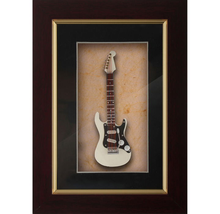 mini guitar photo frame